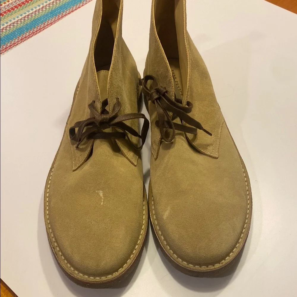 Todd Snyder Nomad Suede Boots in Tan Sz 14. NWOB